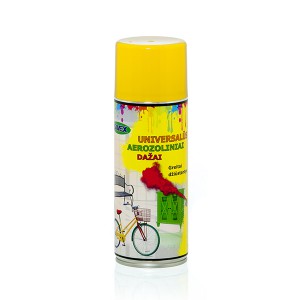 Dažai universalūs aerozoliniai SAVEXSPRAY geltoni 400 ml RAL1003 (12)