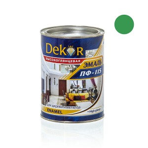 Emalė  PF-115 DEKOR žalia 0.8 kg Chimik išpardavimas