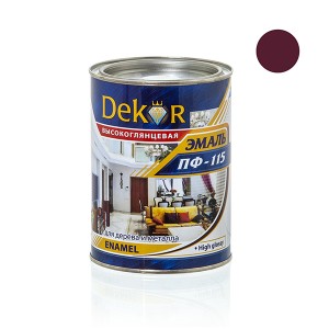 Emalė  PF-115 DEKOR vyšninė 0.8 kg Chimik (6) išpardavimas