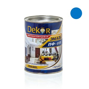Emalė  PF-115 DEKOR žydra 0.8 kg Chimik išpardavimas
