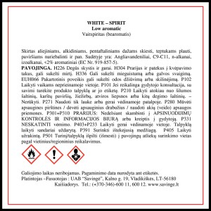 Уайтспирт безароматны в канистраь 2 л