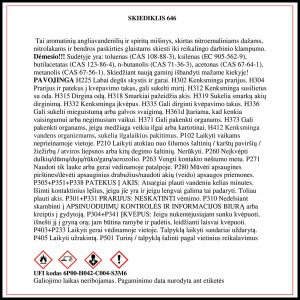 Растворитель 646  в бутылках 0.5 л 