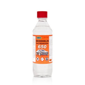 Растворитель 650 в бутылках 0.5 л