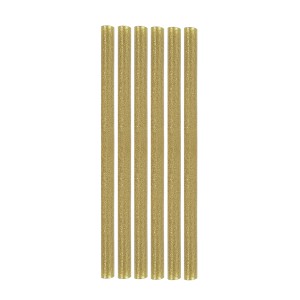 Klijų strypeliai pistoletui 11x200 mm  6 vnt. žali blizgūs HR17680