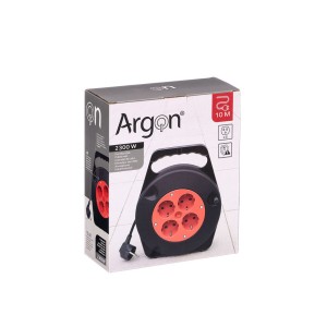 Ilgintuvas elektros ritėje 10 m 4 lizdų 2300 W Argon 13210