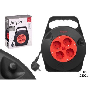 Ilgintuvas elektros ritėje 10 m 4 lizdų 2300 W Argon 13210