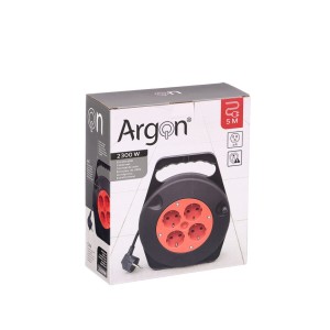Ilgintuvas elektros ritėje 5 m 4 lizdų 2300 W Argon 13211