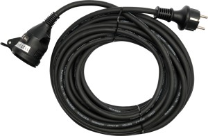 Prailgintojas elektros 10 m 230V IP44 izoliacija 3*1,5mm2 YT-8112 YATO