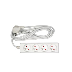 Удлинитель 4 гнезда (3 м) с заземл.