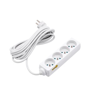 Удлинитель 4 гнезда (5 м) с заземл.