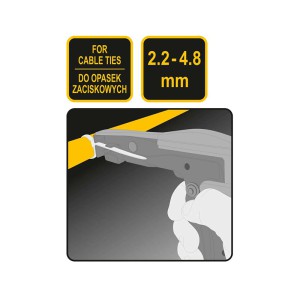 Įrankis dirželių užtempimui 2.2-4.8 mm 73875 Vorel