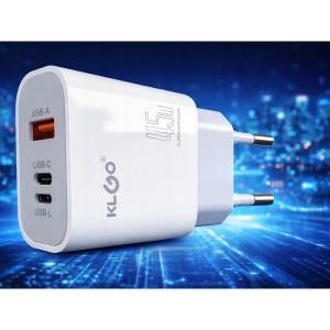 Įkroviklis 43W greito krovimo universalus 4.3x2.8x8 cm 06382