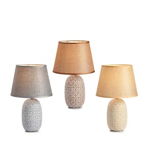 Šviestuvas stalinis keramikinis su gaubtu (mix) D25xH40 cm Giftdecor 92240