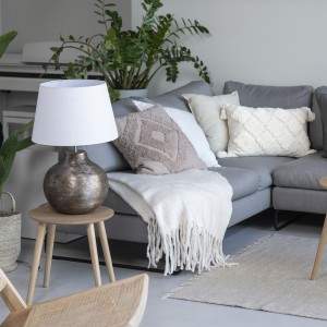 Gaubtas šviestuvui 40x26 cm (tinka E27 lizdui) lininis Fanni K 625007