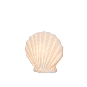 Šviestuvas stalinis Kriauklė 21,5x11x21 cm porcelianas 4Living 644278