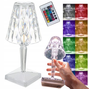 Šviestuvas stalinis liečiamas LED RGB 25 cm 12304