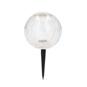 Šviestuvas sodo su saulės baterija BURBULAS 15x15x25,5 cm SOL0036