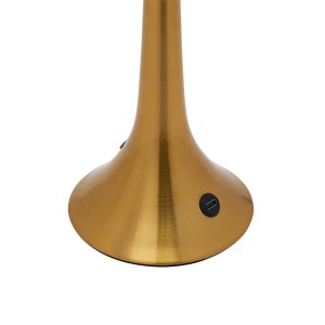 Šviestuvas su kristalais liečiamas aukso spl. 25x14x14cm HE2299 Hestia Widdop