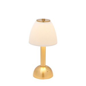 Šviestuvas liečiamas metalinis aukso spl. 27x13x13 cm HE2300 Hestia Widdop