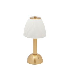 Šviestuvas liečiamas metalinis aukso spl. 27x13x13 cm HE2300 Hestia Widdop