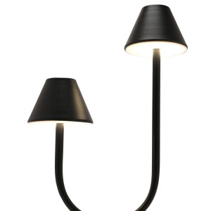 Šviestuvas liečiamas metalinis juodos spl. 33x22x12 cm HE2433 Hestia Widdop
