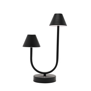 Šviestuvas liečiamas metalinis juodos spl. 33x22x12 cm HE2433 Hestia Widdop