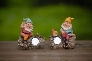 Šviestuvas sodo su saulės baterija Nykštukas 12,2x8x14 cm 4Living 645775
