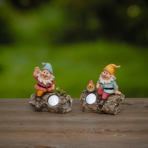 Šviestuvas sodo su saulės baterija Nykštukas 12,2x8x14 cm 4Living 645775