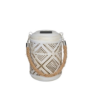 Žibintas keramikinis solar Ø11x15,5cm ARTICASA 871125250648