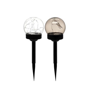 Šviestuvas sodo su saulės baterija 10x10x33 cm SOL4283