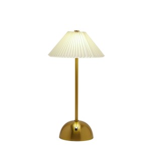 Šviestuvas liečiamas metalinis aukso sp. 32x18x18 cm HE2833 Hestia Widdop