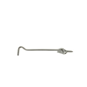 Kabliukas įsukamas120 mm D 4 mm su kilpa K120400 (10)