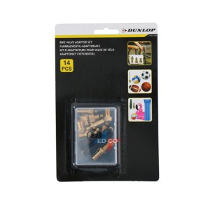 Adapteriai dviračio pompai, kamuoliams  ir kt.  14 vnt. DUNLOP 871125218252
