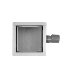 Dušo trapas linijinis kvadratinis 20x20 cm nerūd. pl.75335 FALA