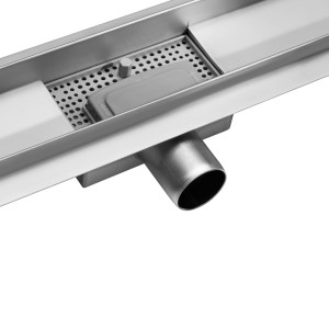 Dušo trapas linijinis 50x7 cm nerūd. pl.75376 FALA