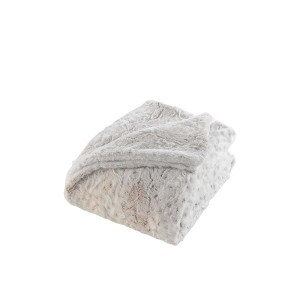 Pledas 125x150 cm baltas, poliesteris ALASKA douceur d'intérieur