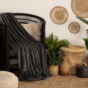 Pledas 180x230 cm pilkas, poliesteris Atmosphera 164045L