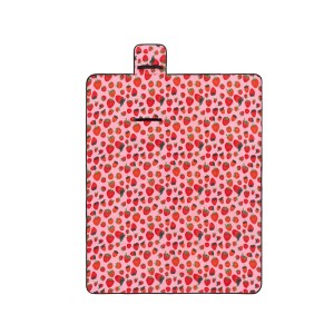 Pledas iškyloms 130x150 cm neperšlampamas Braškės 4Living 656171