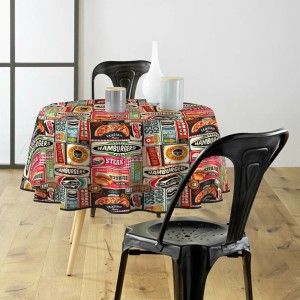 Staltiesė apvali poliesteris D160 cm AMERICANO douceur d'intérieur