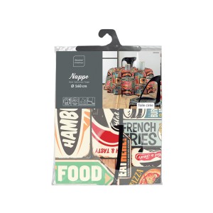 Staltiesė apvali poliesteris D160 cm AMERICANO douceur d'intérieur