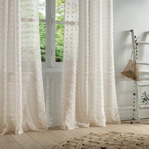 Dieninė užuolaida 140x240 cm poliesteris, kreminė sp. Atmosphera 156044D