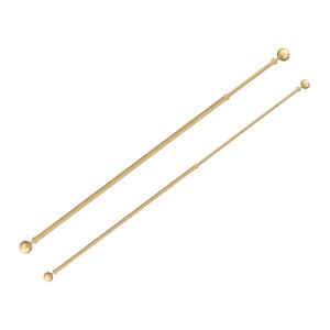 Karnizas metalinis 120-210 cm aukso sp. Giftdecor 12050