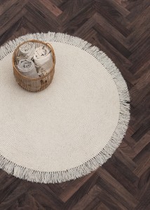 Kilimas D160 cm 100% vilna, baltos spalvos Fanni K 613258