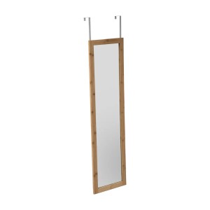 Veidrodis pakabinamas ant durų 35x1,5x125 cm bambukinis rėmas 5Five 174640
