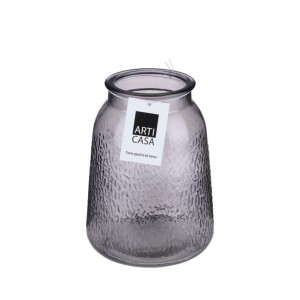 Vaza stiklinė su burbuliukais D13,5xH18 cm 585 g ARTICASA 871125224404
