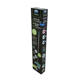 Šepetys grindų plovimo su šluostėmis (6vnt) ir teleskop. kotu (mėlynas) 113214