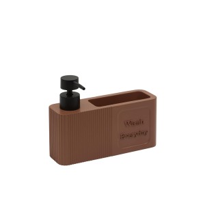 Indų plovimo priemonės dozatorius ir kempinės laikiklis 250 ml 19x6x14,5cm 5Five