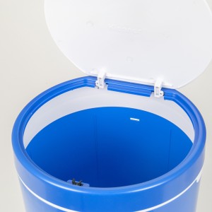 Šiukšliadėžė plastikinė apvali 12 l D22 cm H33,5 cm Kleaner KT2102