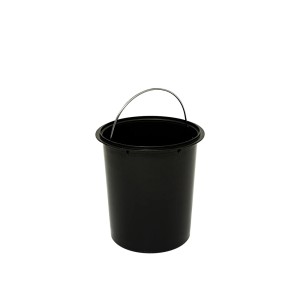 Šiukšliadėžė 5 l 27x20,5x28 cm metalinė, kreminės spalvos Onyx 5Five 200173A