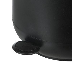 Šiukšliadėžė 5 l 23,5x26x29 cm plastikinė juoda Fjord Estia 02-19945